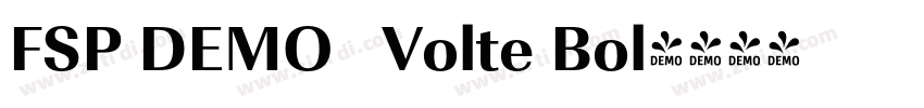 FSP DEMO   Volte Bol字体转换